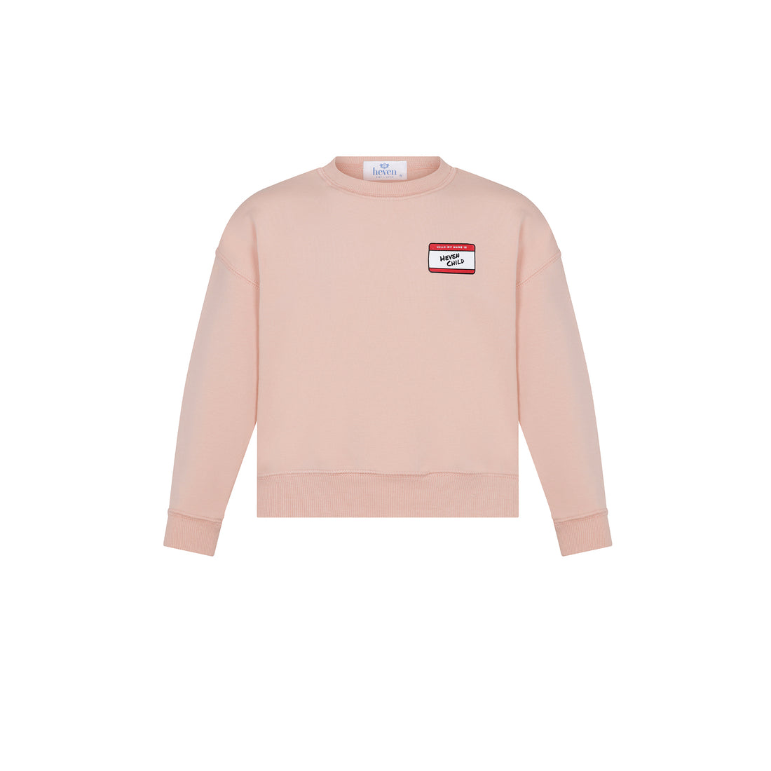 Heven Child Girls Hello Sweatshirt - Pink