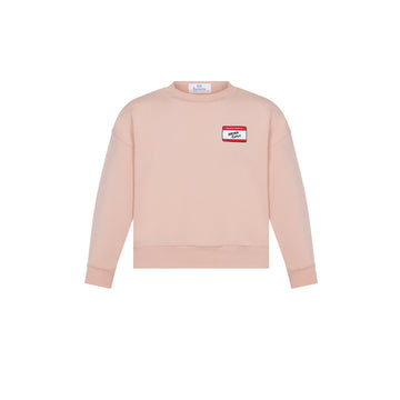 Heven Child Girls Hello Sweatshirt - Pink