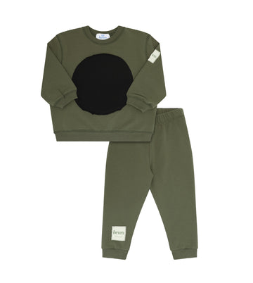 Heven Child Toddler Circle Patch Set - Green