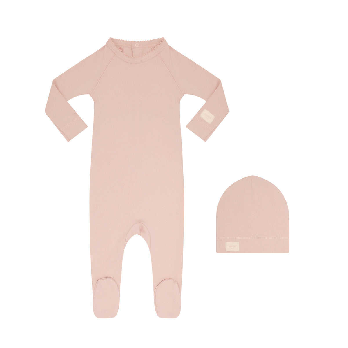 Heven Child Baby Footie - Pink