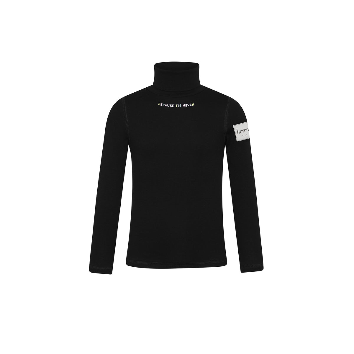 Heven Child Because It’s Heven Turtleneck - Black