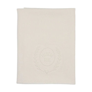 Peluche Taupe Embossed Knit Blanket