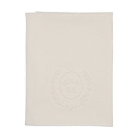 Peluche Taupe Embossed Knit Blanket