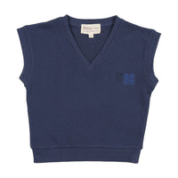 Farren And Me Washed Blue French Terry Vest (Faw25-10)