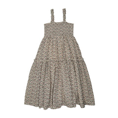 Analogie By Lil Legs Smocked Maxi Jumper - Multi Botanical