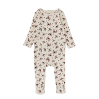 Lil Legs Floral Cluster Footie Floral Cluster