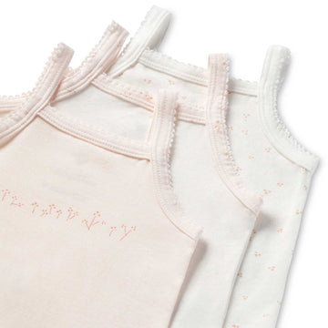 LILETTE BY LIL LEGS GIRLS COLORED UNDERSHIRT (Pink tint)