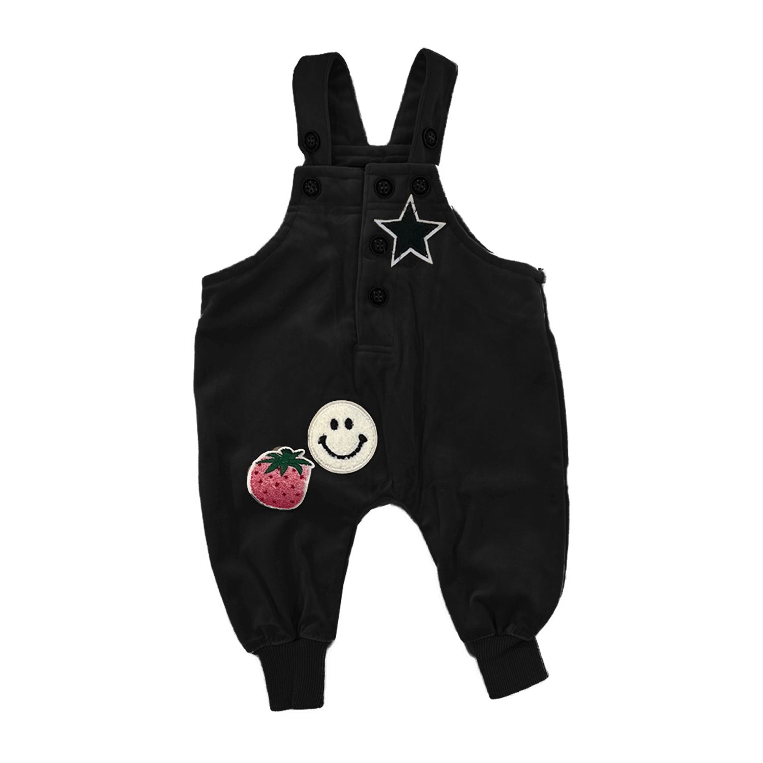 Resort Black Baby Velour Sweatsuit-Girls | Buttons Bebe