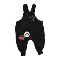 Resort Black Baby Velour Sweatsuit-Girls