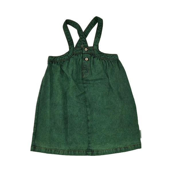 Piupiuchick Washed Green  Denim  Knee-Lenght Dress W/ Straps