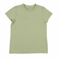 Bonjoy Colored Jean Short Sleeve T-Shirt - Girl - Green