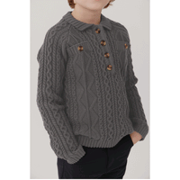 Kipp Charcoal Cable Sweater