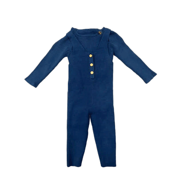 Sweet Threads Blue Greyson Romper Set