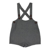 Analogie By Lil Legs Suspender Shorts Grey