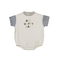 Quincy Mae Oh, Happy Day Relaxed Bubble Romper