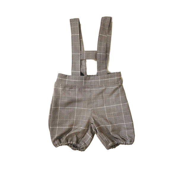 Noma Taupe Houndstooth H Overalls (NBB702)