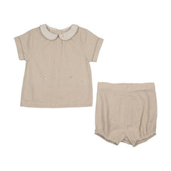 Analogie By Lil Legs Mountain Meadows Toddler Set - Wheat