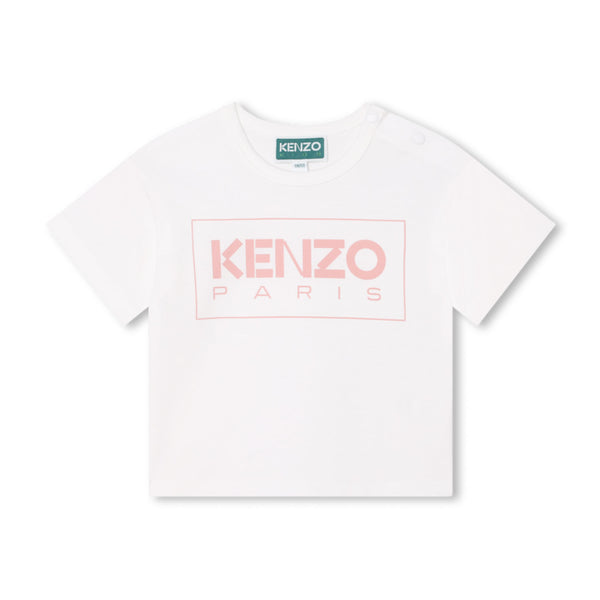 Kenzo 12P Ivory Logo SS Tee