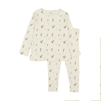 Bee & Dee Ivory Boys Swan Print Collection Loungewear