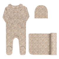 Aurora Ivory Liberty Floral Cotton Take Me Home Layette Set