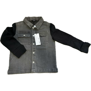 Jaybee Grey/ Black Denim Shirt