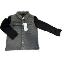 Jaybee Grey/ Black Denim Shirt