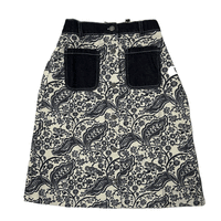 The New Society Majestic Paisley Jaipur Special Denim Skirt