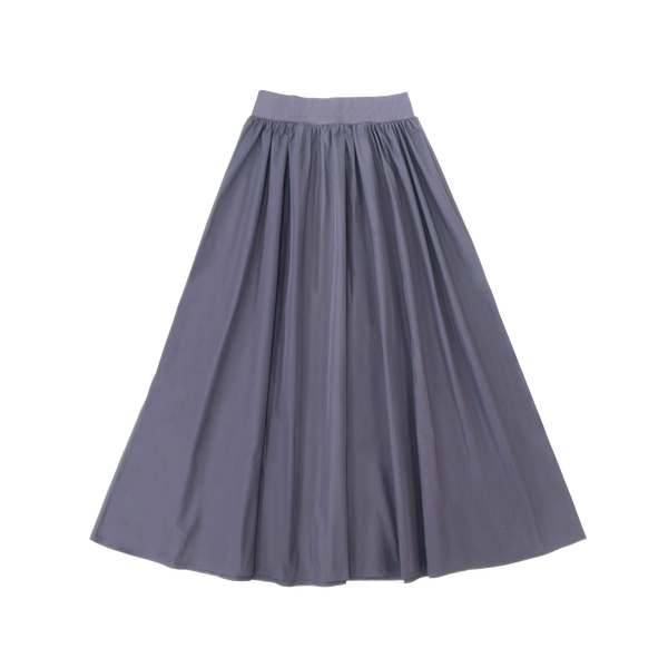 Little Parni Plum Teen Taffeta Skirt  (K481)