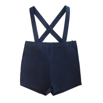 Little Parni Navy Blue Boys Cotton Overalls (K659 NVY)