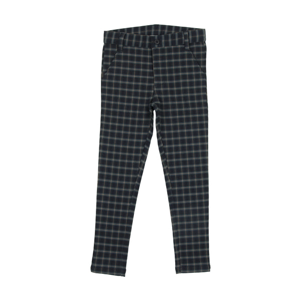 Kin + Kin Navy Plaid Boys Pants New (K117)