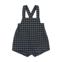 Kin + Kin Navy Plaid Plaid Overall (K115)