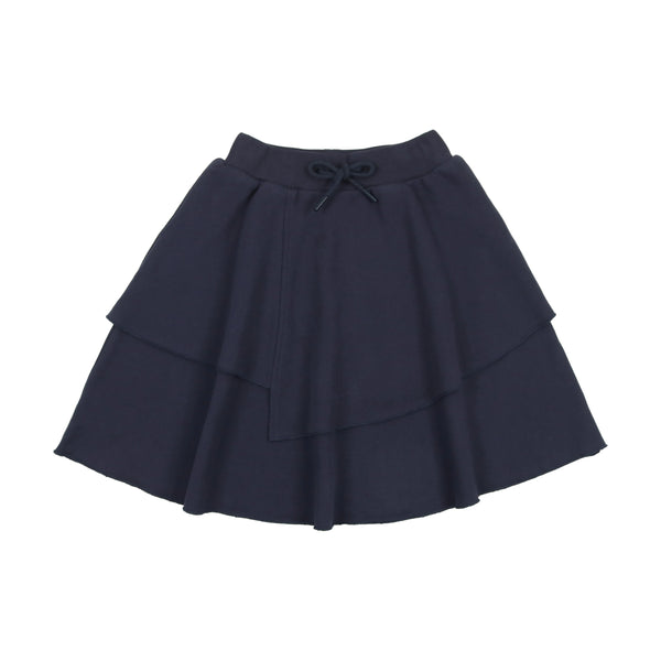 Kin + Kin Blue Layered Skirt