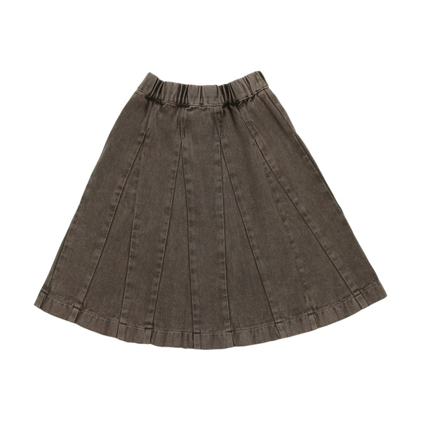 Kin + Kin Taupe Denim Skirt