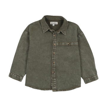 Kin and Kin Washed Green Boys Shirt