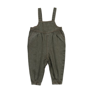Kin and Kin Washed Green Baby Overall