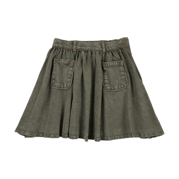 Kin and Kin Washed Green Girls Skirt
