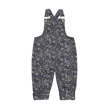 Farren and Me Navy Liberty Print Denim Overall
