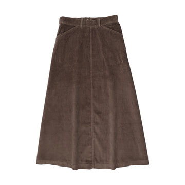 Kin and Kin Umber Corduroy Maxi Skirt