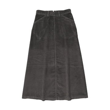 Kin and Kin Grey Corduroy Maxi Skirt
