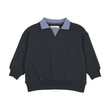 Farren and Me Medium Blue Polo
