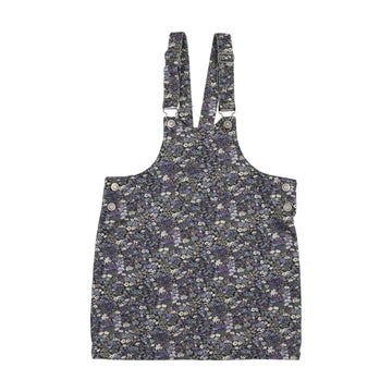 Farren and Me Navy Liberty Print Denim Jumper