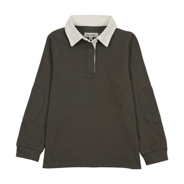 Kin and Kin Green Boys Rugby Polo Shirt