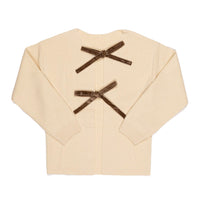 Klai Natural Bow Cardigan