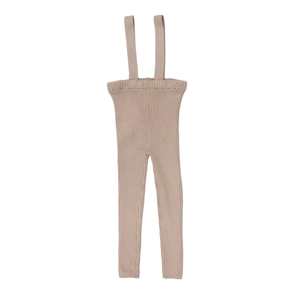 Analogie By Lil Legs Knit Suspender Leggings Pink