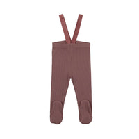 Lil Legs Suspender Leggings Dusty Plum