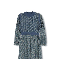 Lilou Bronco Floral Dress With Vest