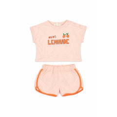 Wander + Wonder Pink Lemonade Baby Tank Set
