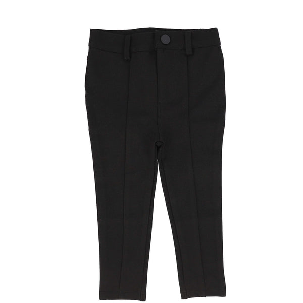 Lil Legs Knit Stretch Pants Black