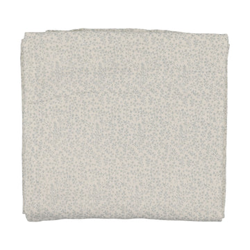 Lilette Leaf Trail Muslin Swaddle - Cream/Blue