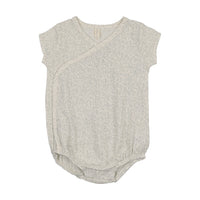 Lilette Leaf Trail Romper - Cream/Blue